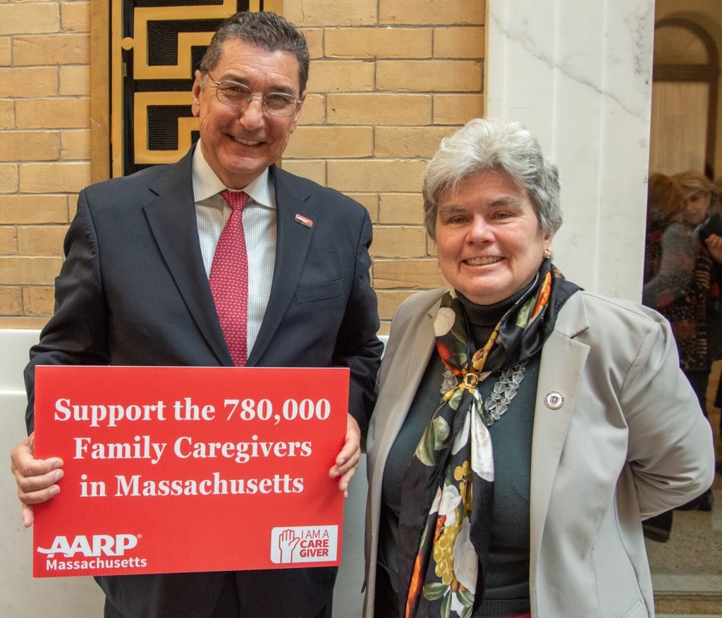 Mike Festa (AARP) and Rep. Kate Donaghue